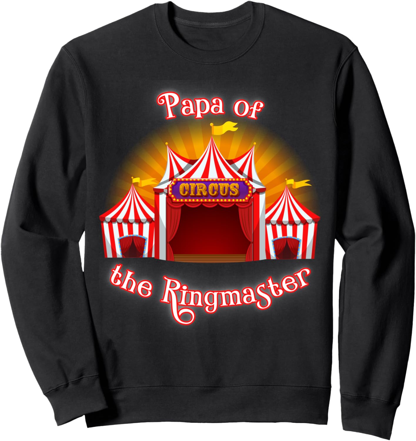 

Толстовка «Папа циркового конферансье» для детского дня рождения Family Look Circus Themed Party Decorations Gifts, черный