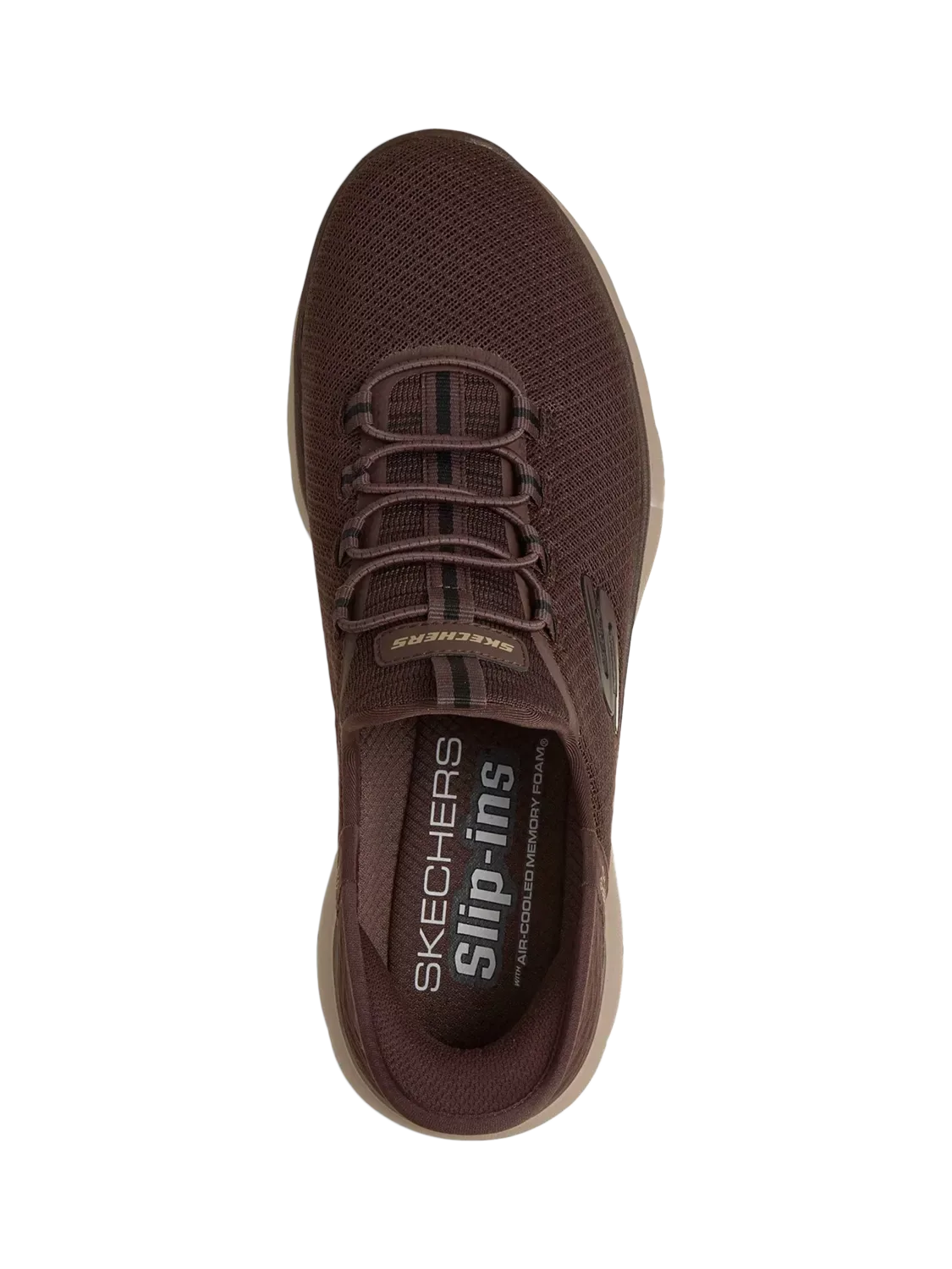 Кроссовки Summits Slip-in Skechers, Chocolate — фото 4