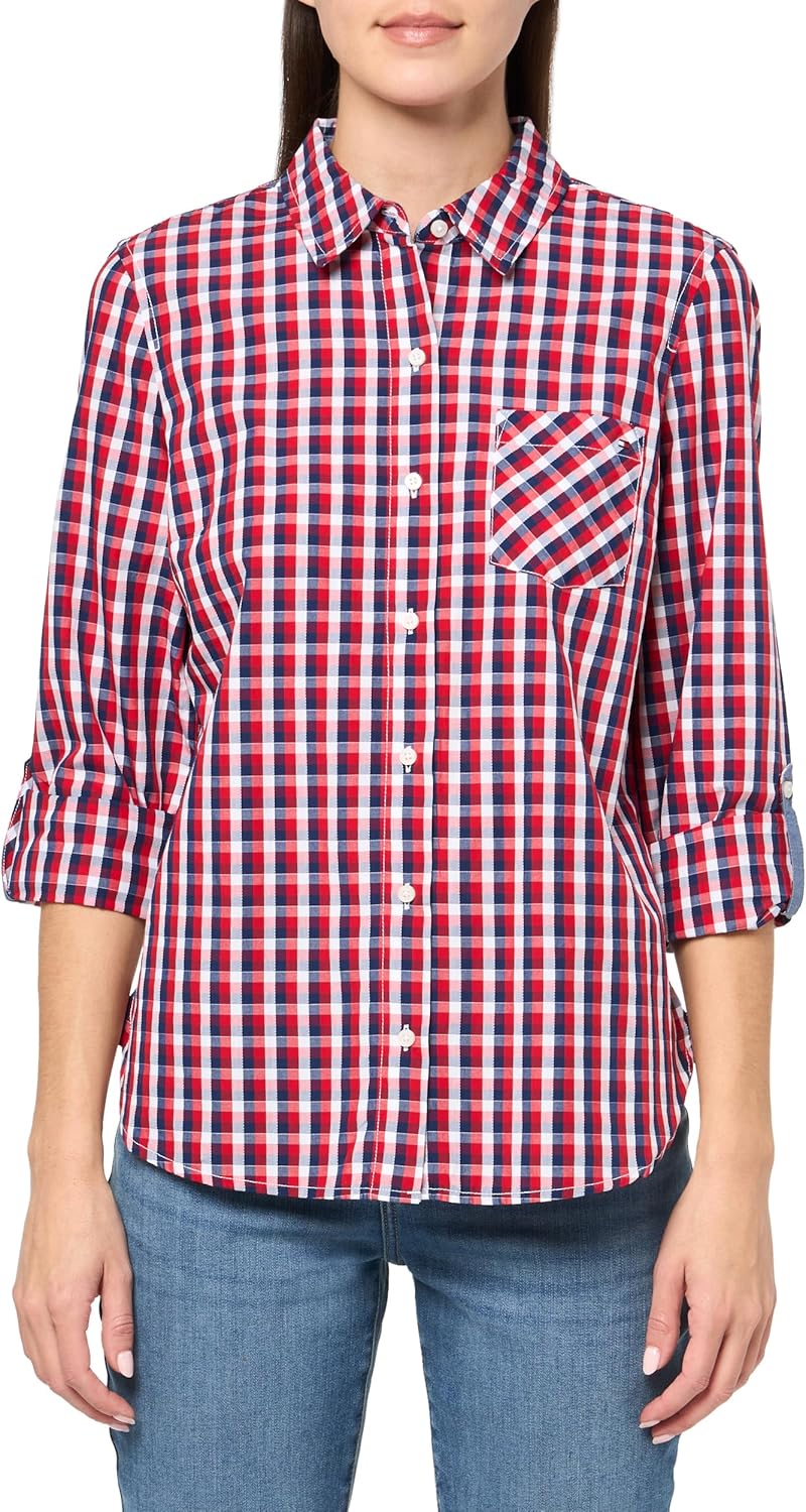 

Женская легкая толстовка с капюшоном и логотипом Tommy Hilfiger, Red Multi