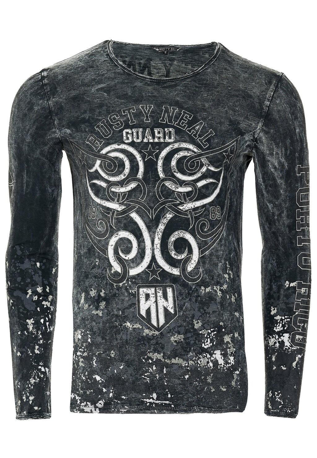 

Топ с длинными рукавами Rusty Neal, антрацит