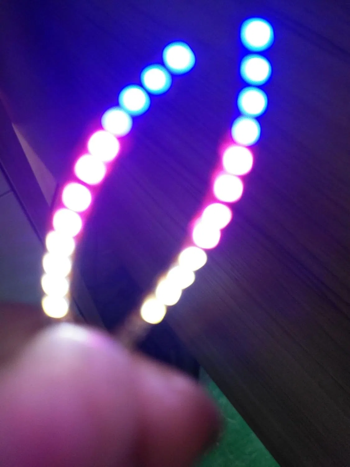 LED ресницы мультиколор TAH