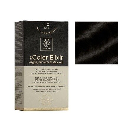 

Стойкая краска для волос My Color Elixir с маслами арганы, авокадо и оливы, 50 мл, Apivita