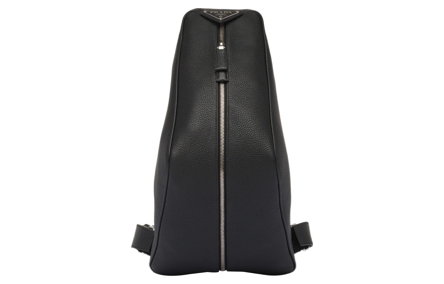 

PRADA Кожаный рюкзак Regular Men's Black