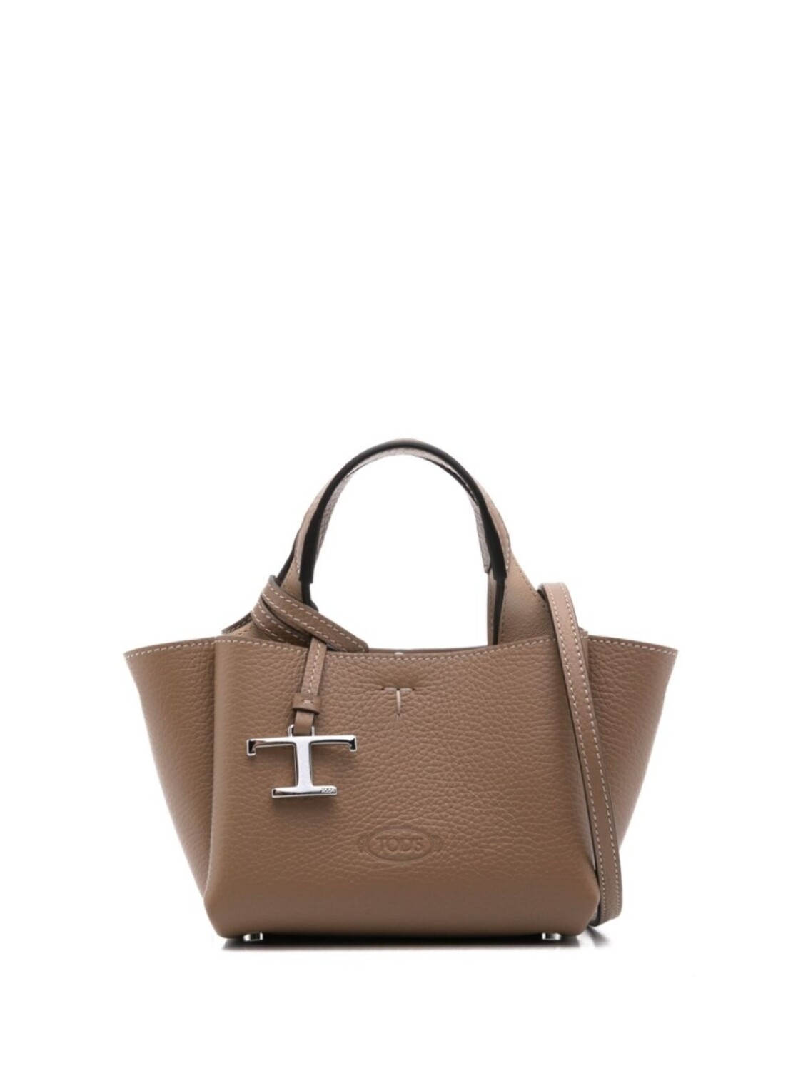 

Tod's сумка-тоут размера мини, коричневый