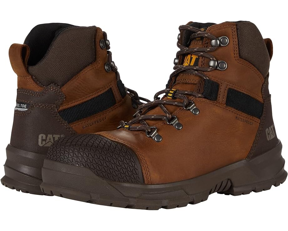 

Ботинки Caterpillar Accomplice Waterproof Steel Toe, цвет Seal Brown