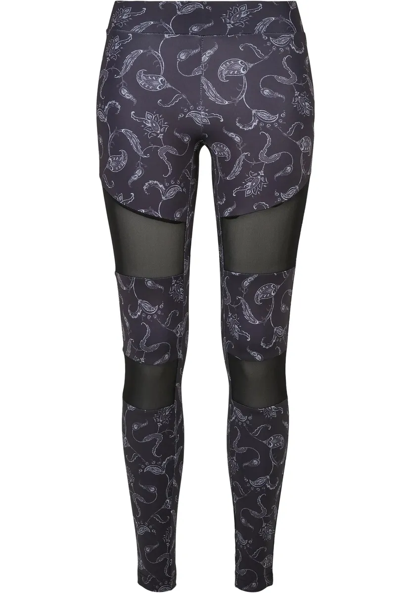 

Леггинсы URBAN CLASSICS " Urban Classics Women's Ladies Tech Mesh AOP Leggings" (1 шт.), цвет Blackpaisley