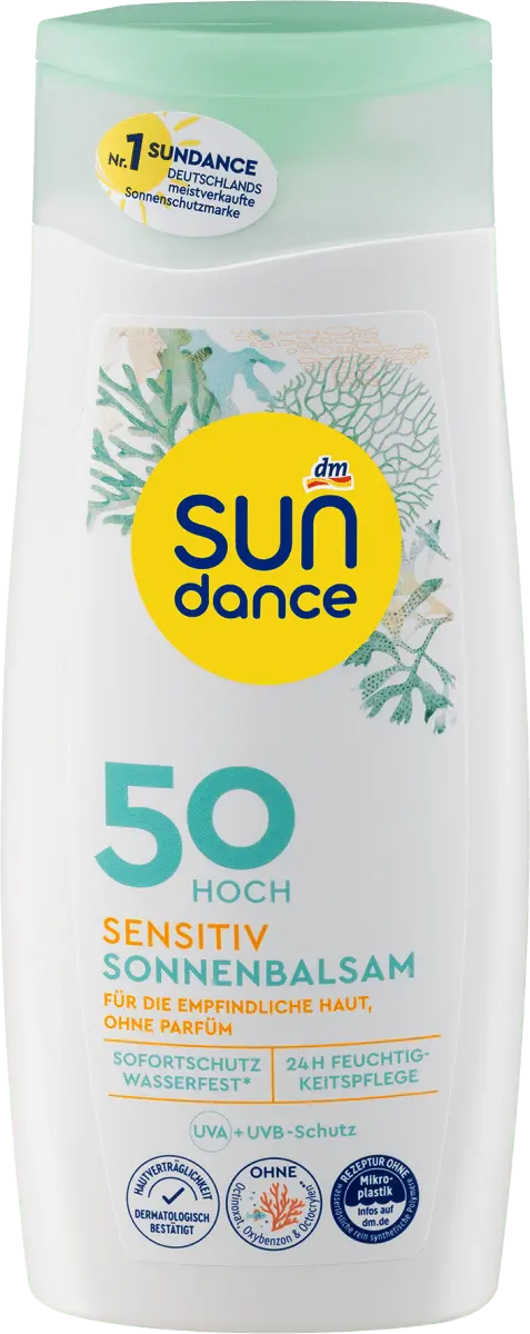 

Солнцезащитное молочко чувствительное SPF 50 200 мл SUNDANCE