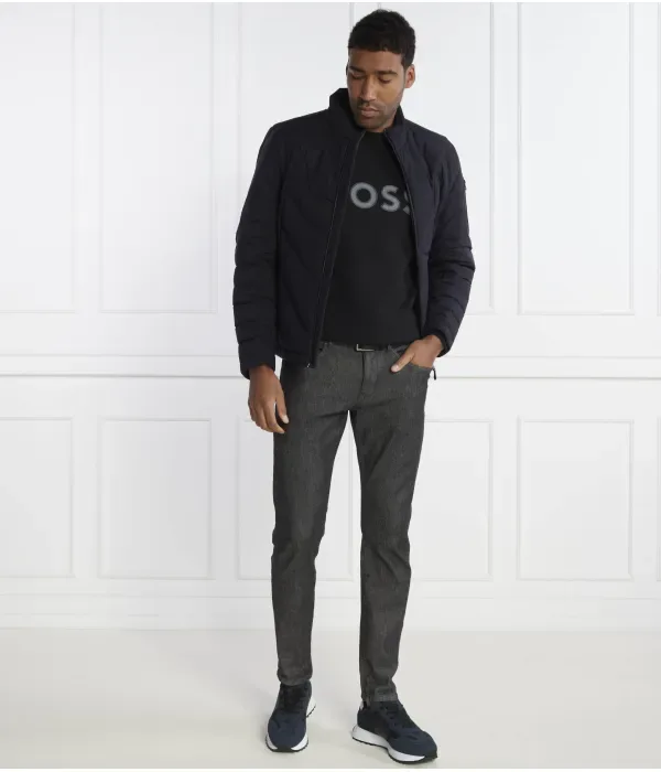 Толстовка Salbo 1 regular fit Boss Green, черный — фото 2