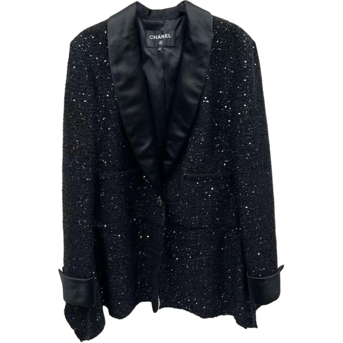 

CHANEL Куртка женская черная, Black