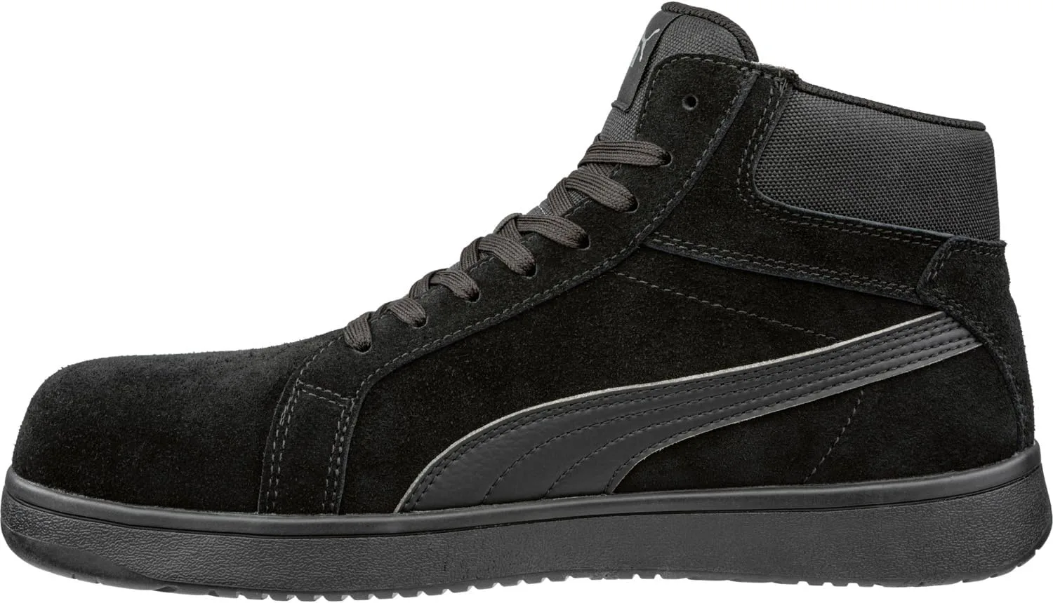 Мужские оксфордские кроссовки Puma Iconic Suede Mid Eh, черный — фото 2