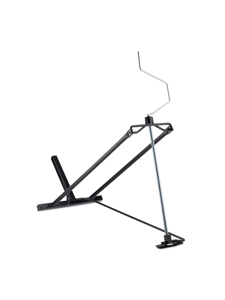 

Relaxdays Подъемное устройство для газонокосилки черного цвета