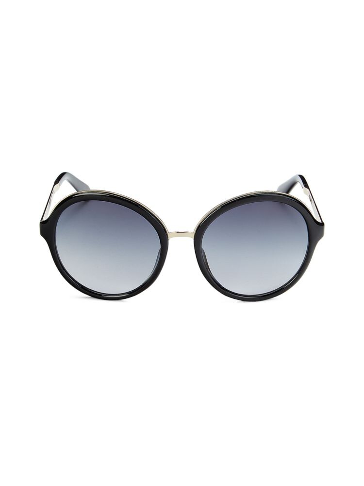 

Круглые солнцезащитные очки Annabeth 55MM Kate Spade New York, черный