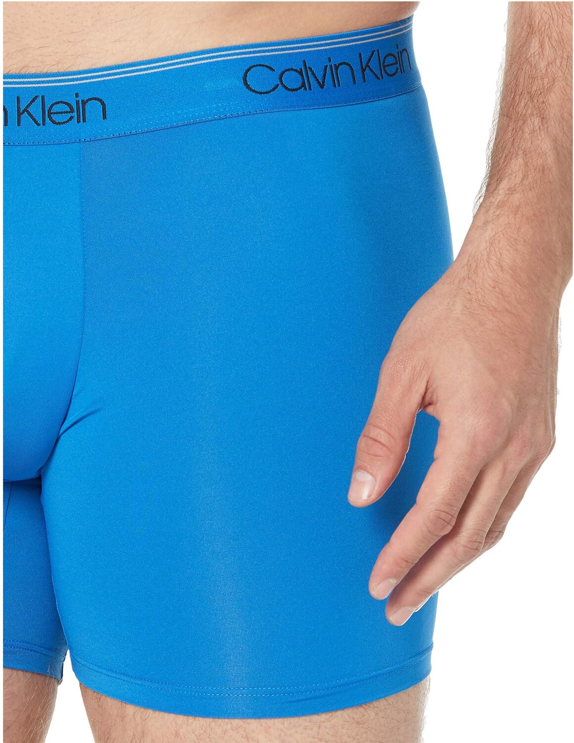 Комплект трусов-боксеров из микроэластичной ткани, 3 шт. Calvin Klein Underwear, цвет New Navy — фото 3