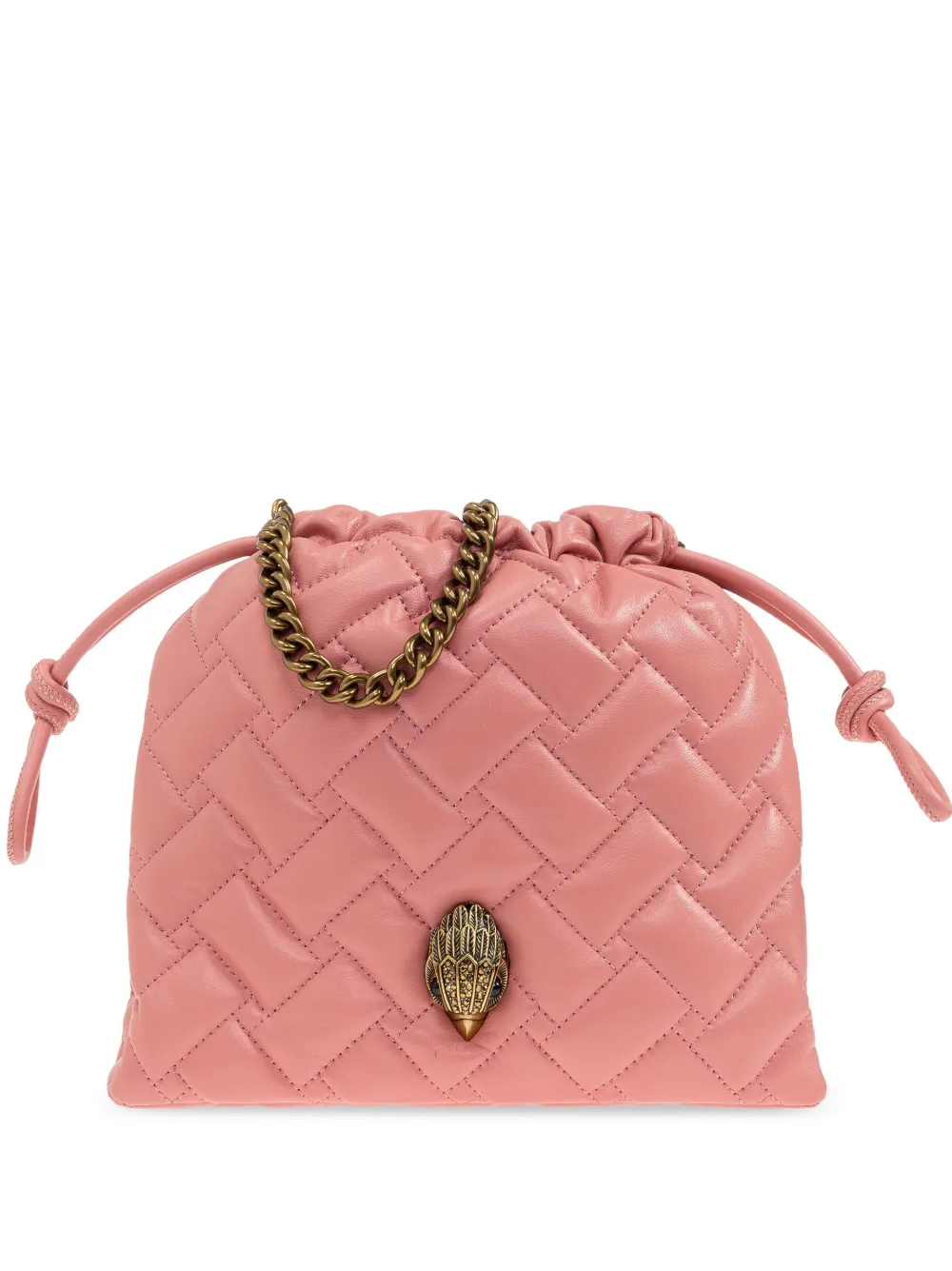 

Маленькая стеганая сумка Kensington Kurt Geiger London, розовый