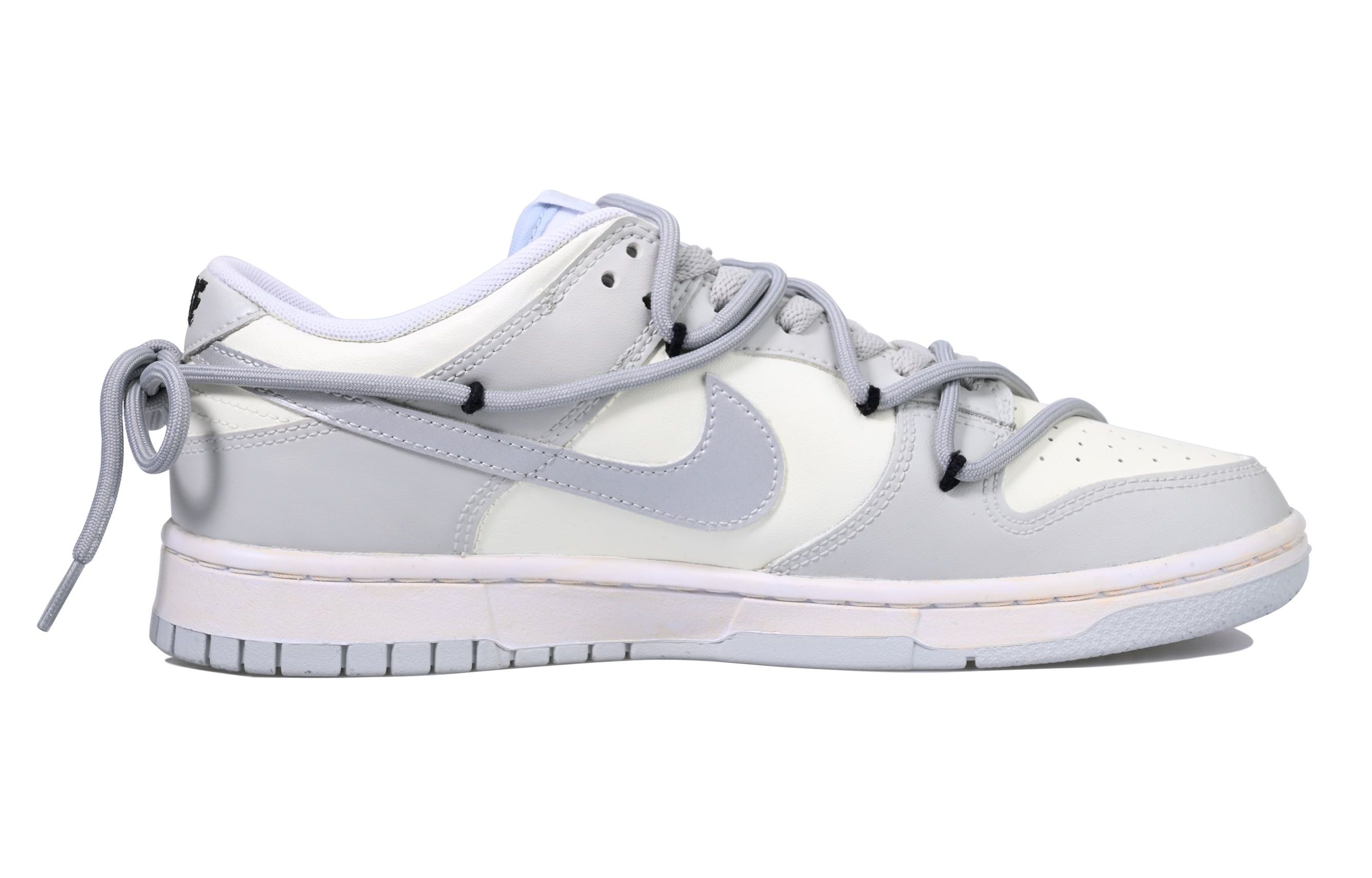 Nike Dunk Minimalist Industrial SAML низкие скейтборд кроссовки gray silver детские — фото 3