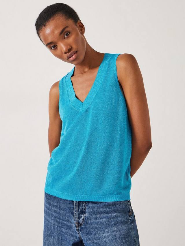 

Морской вязаный жилет HUSH, Electric Blue