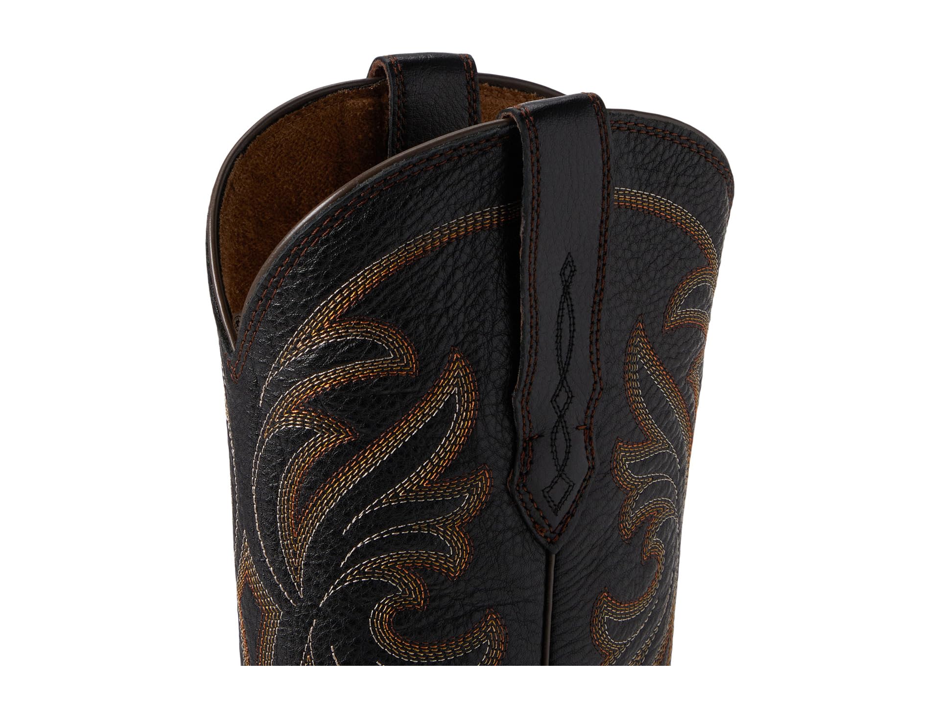 Сапоги женские Ariat Heritage J Toe Stretchfit ковбойский на каблуке, черный — фото 2