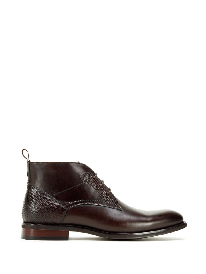 

Сапоги Wittchen Men's leather brown lace-up boots I WITTCHEN, цвет Dark brown