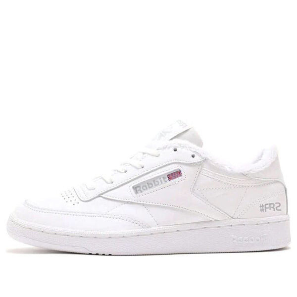 

Кроссовки atmos x #fr2 x club c 85 'white grey' Reebok, белый