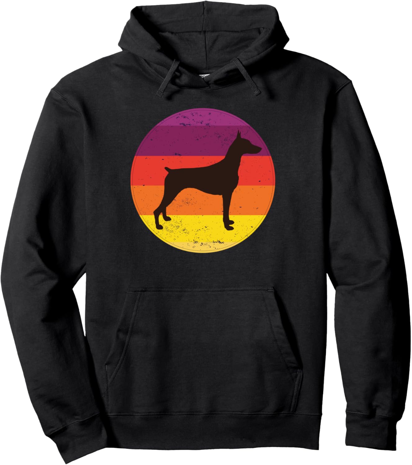 

Толстовка с изображением добермана (породы) 99 Gifts Doberman Pinscher Products, черный