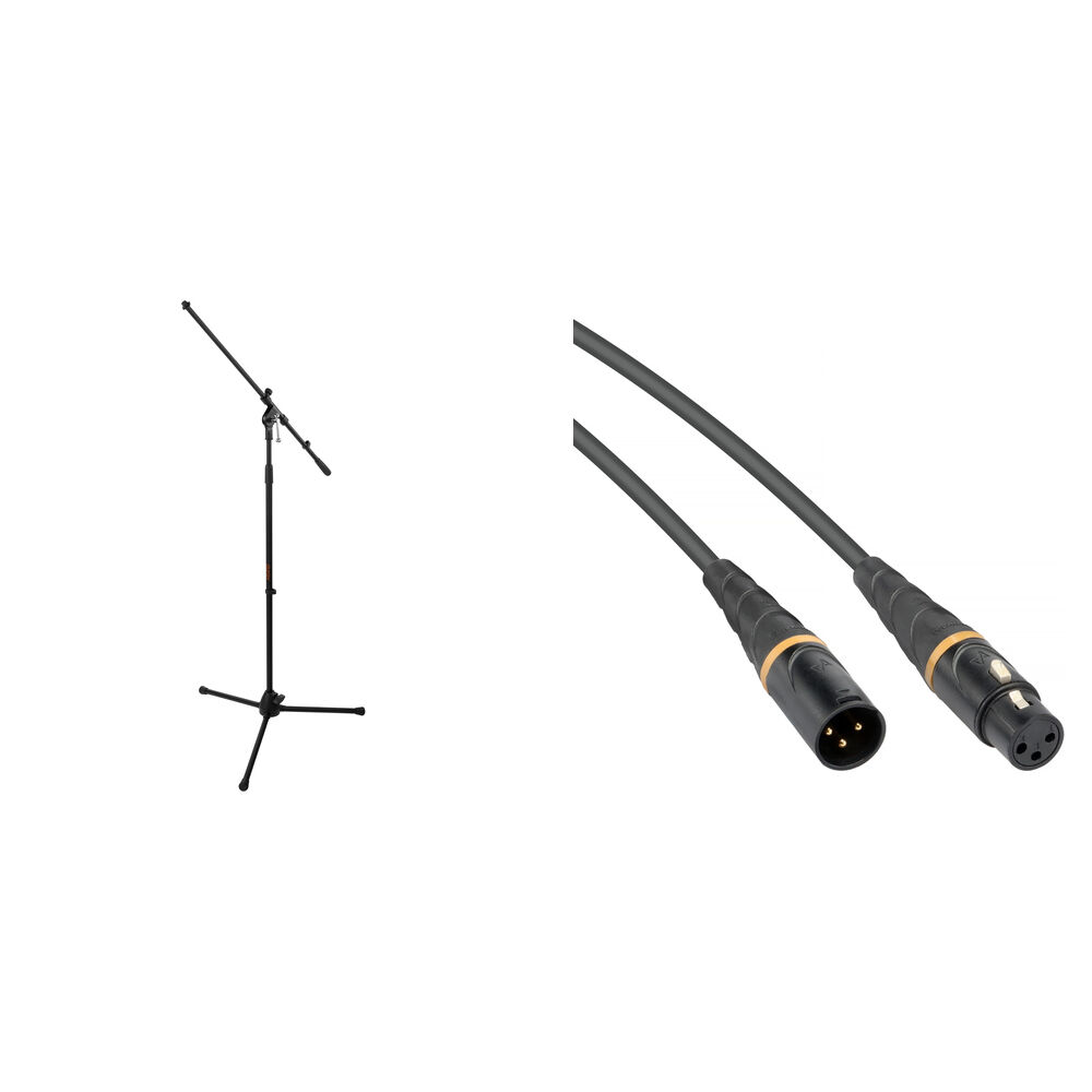 

Микрофонная стойка Auray MS-5230F Tripod Microphone Stand with Fixed Boom and XLR