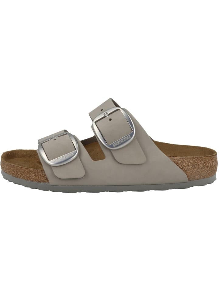 

Сандалии Birkenstock Sandale Arizona Big Buckle Nubukleder normal, светло-серый