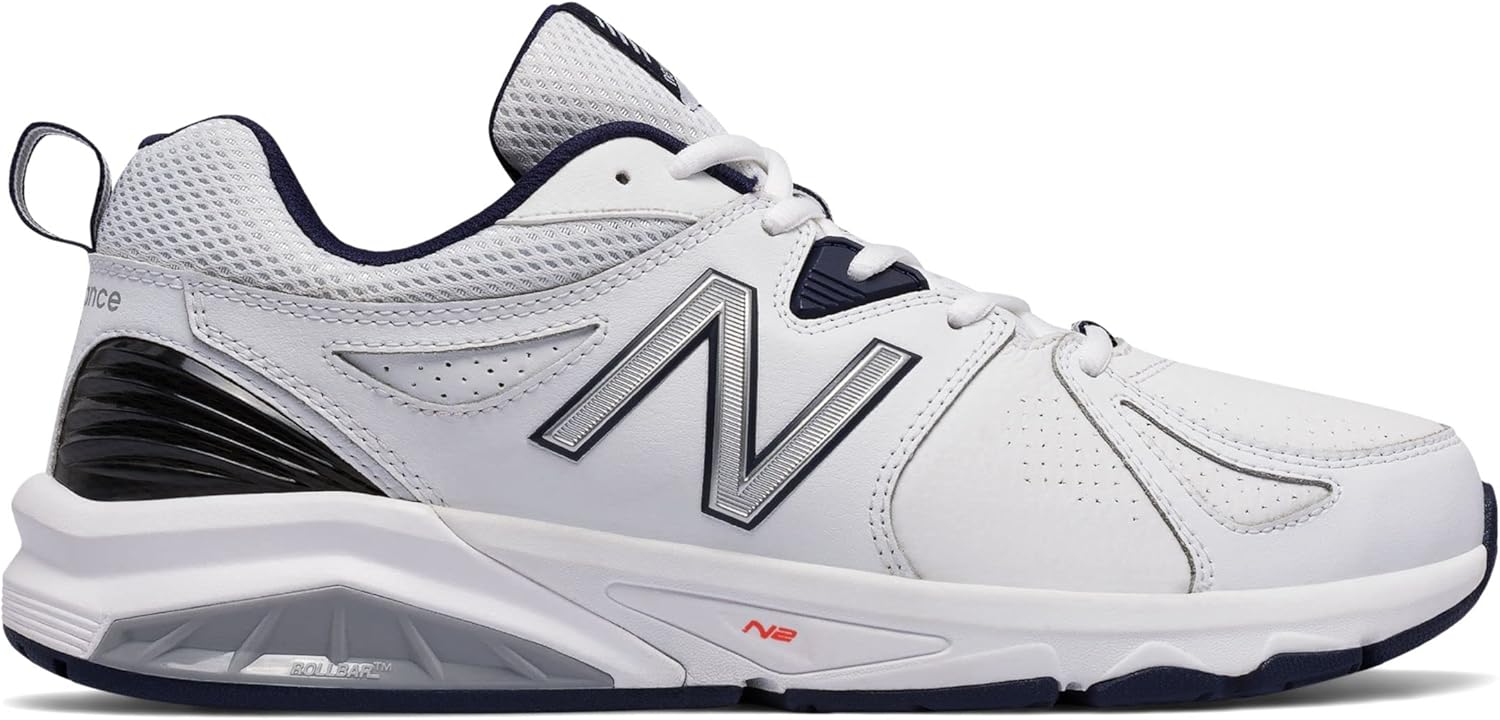 Мужские кроссовки New Balance 857 V2, белый/синий/темно-синий — фото 2