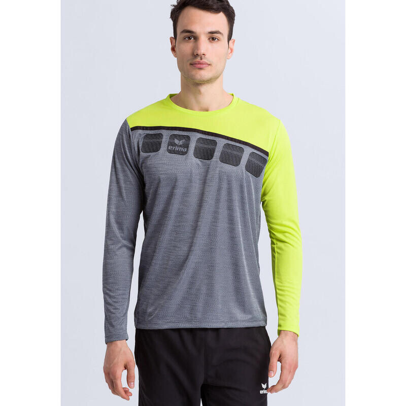 

Спортивная толстовка Erima, цвет grau/grau/fluoreszierendes neongelb