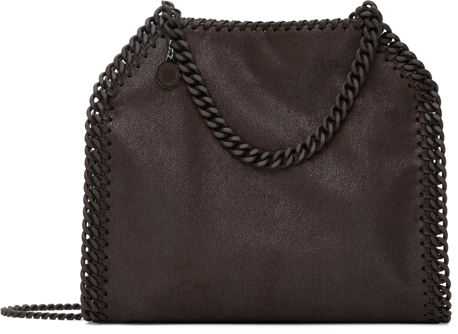 

Коричневая мини-сумка Falabella Stella McCartney, Коричневый, Коричневая мини-сумка Falabella Stella McCartney