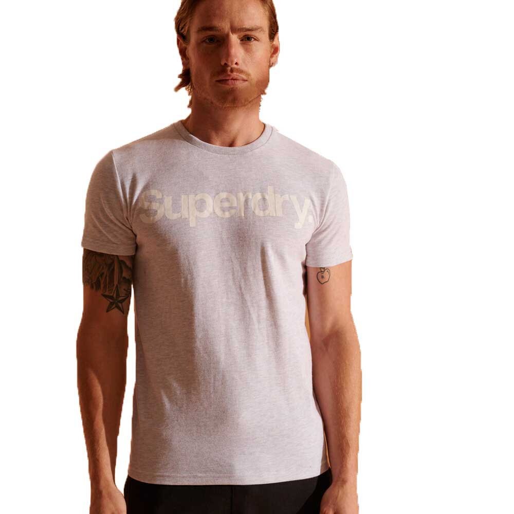 

Футболка с коротким рукавом Superdry Core Logo NS, серый