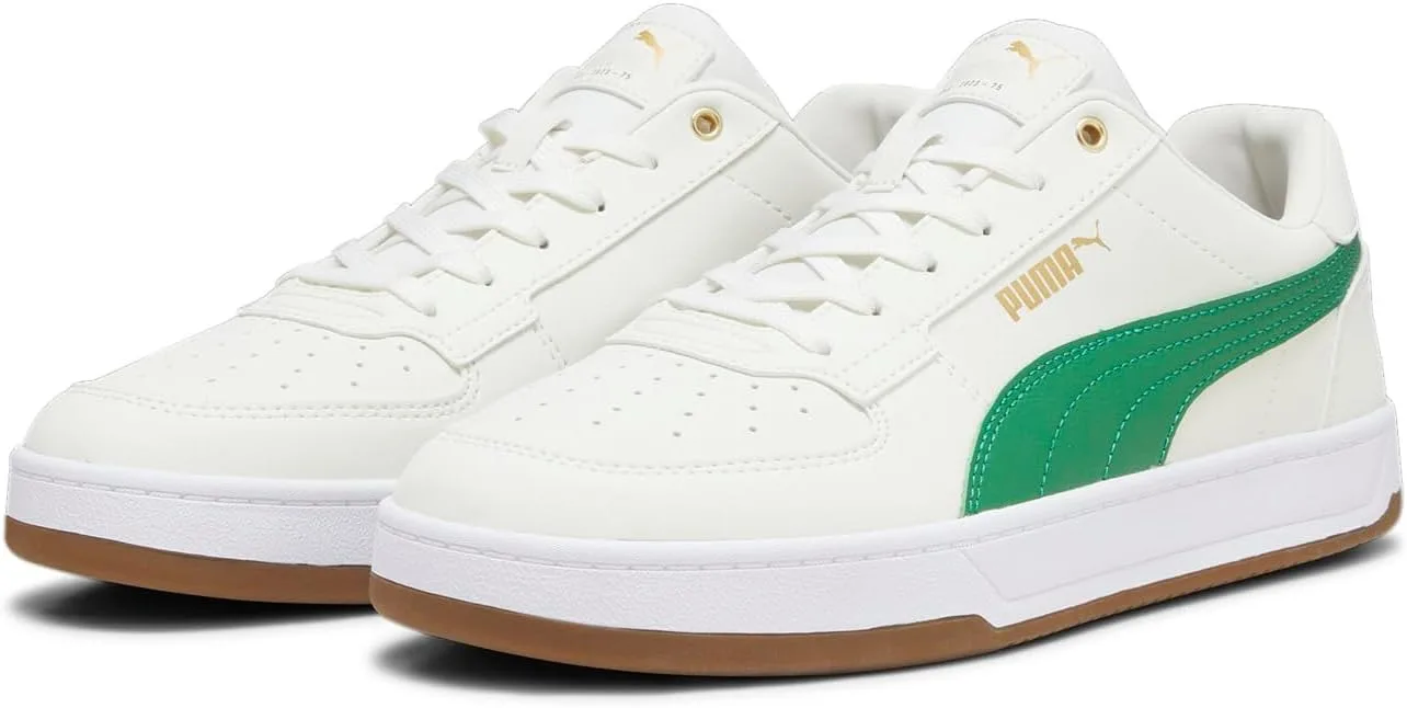 Мужские спортивные кроссовки Puma PUMA Caven 2.0, белый/зеленый/золотой — фото 4
