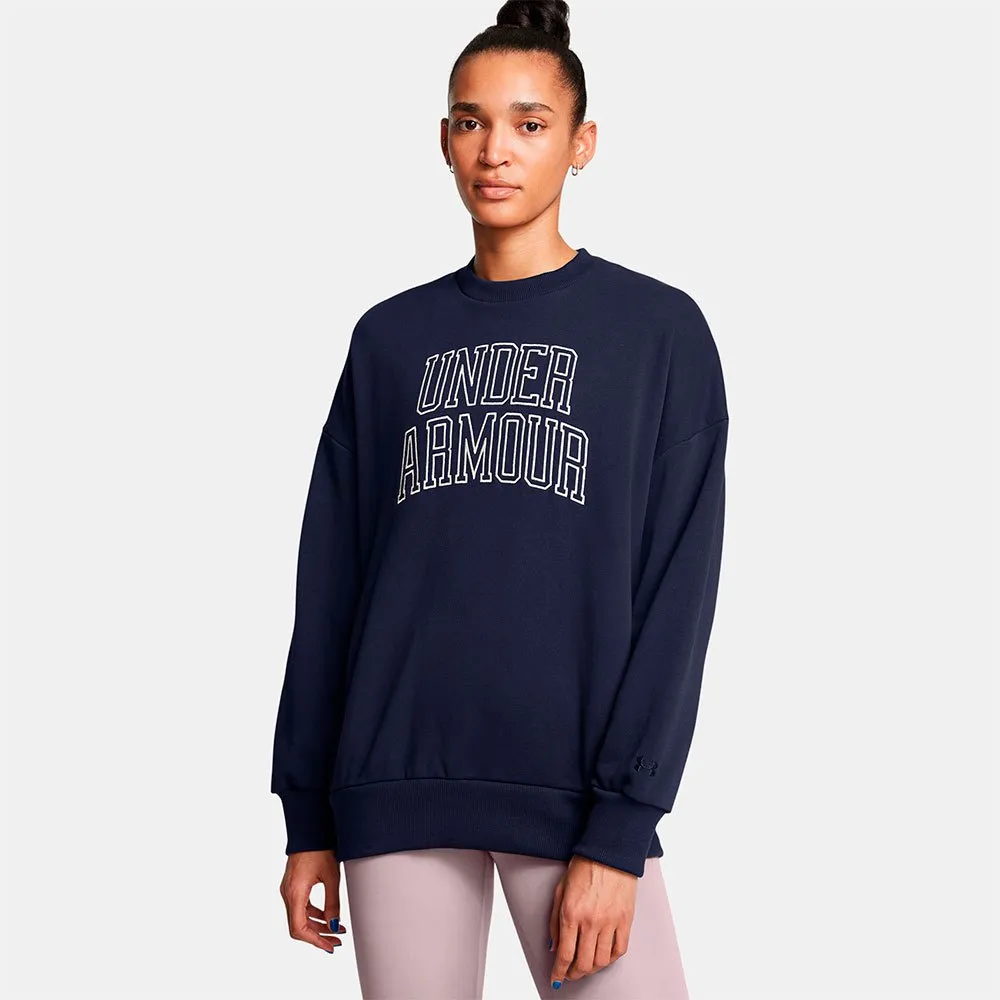 

Толстовка Under Armour Icon Heavyweight Terry Oversized, синий