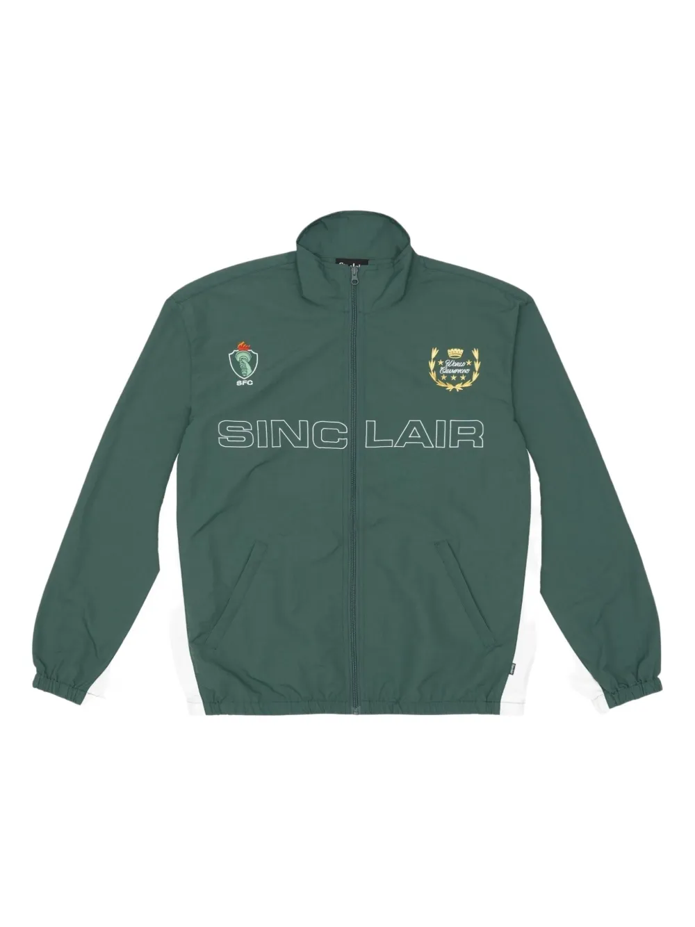 

Куртка с панельным дизайном и вышивкой Sinclair, зеленый