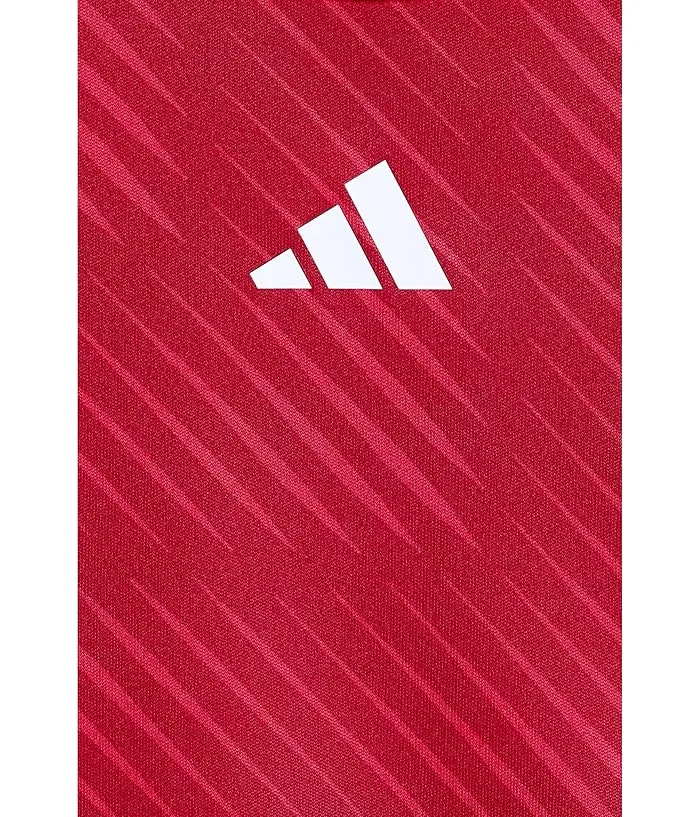 Спортивный топ и шорты-юбка Aop Soccer Top Skort Set Adidas Kids, Pure Ruby — фото 3