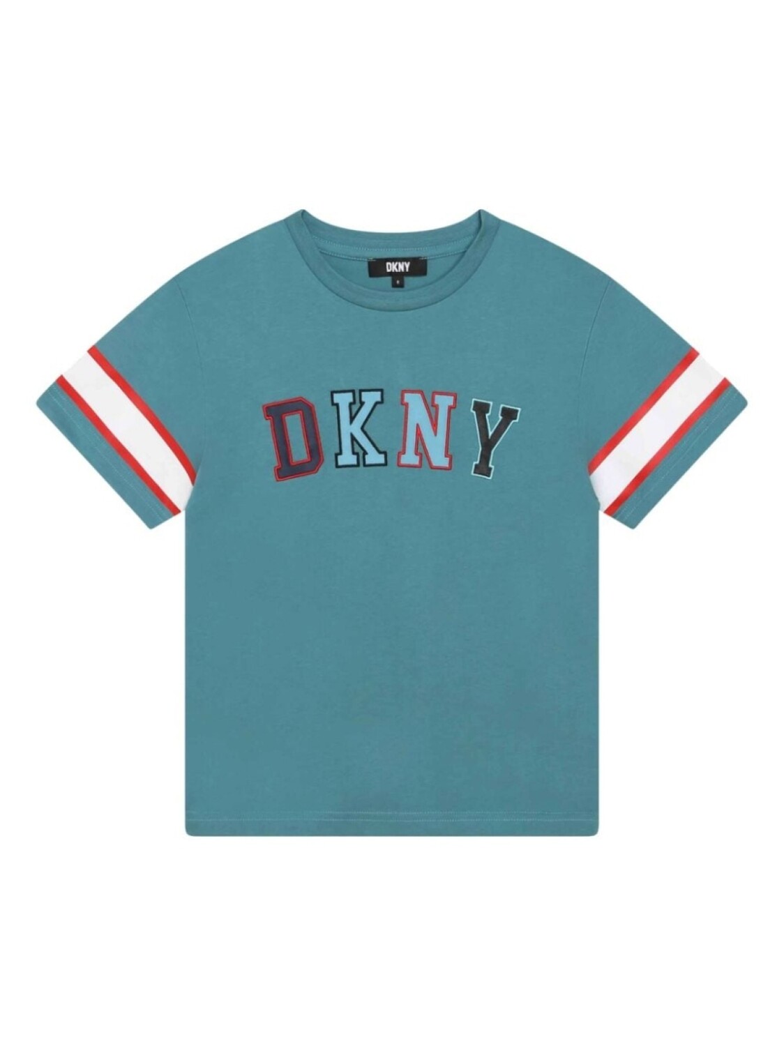 

DKNY футболка из органического хлопка с нашивкой-логотипом, синий