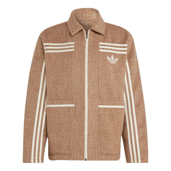 

Куртка Adidas Adicolor 70s Collared Jacket 'Brown Desert', красный