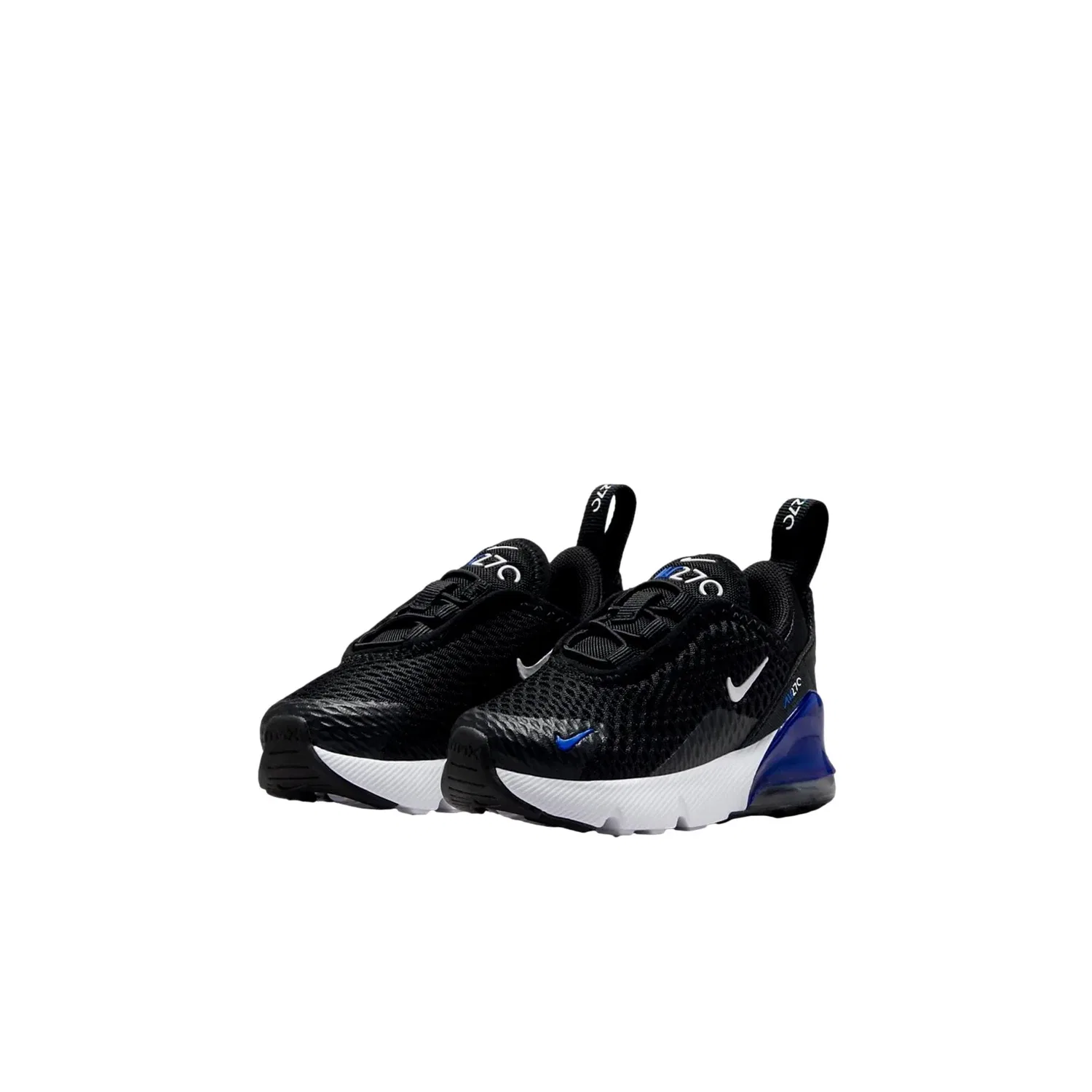 Детские кроссовки Nike Air Max 270 Black/White-Racer Blue HF0098-001 — фото 2