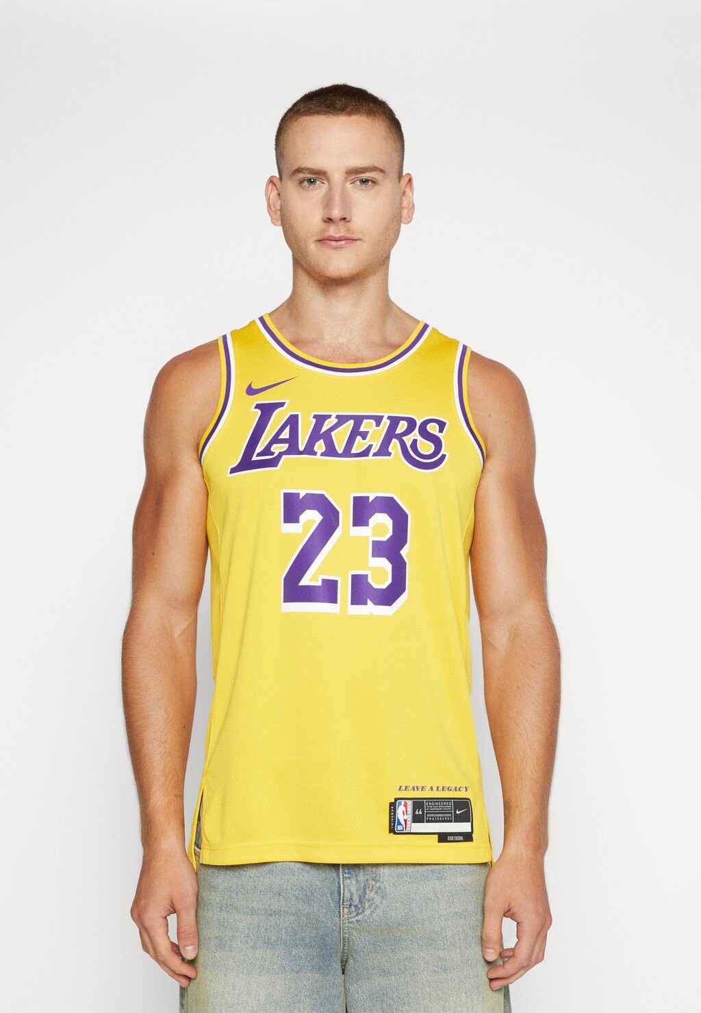 майка НБА Los Angeles Lakers Lebron James Lal Nike, цвет amarillo — фото 4