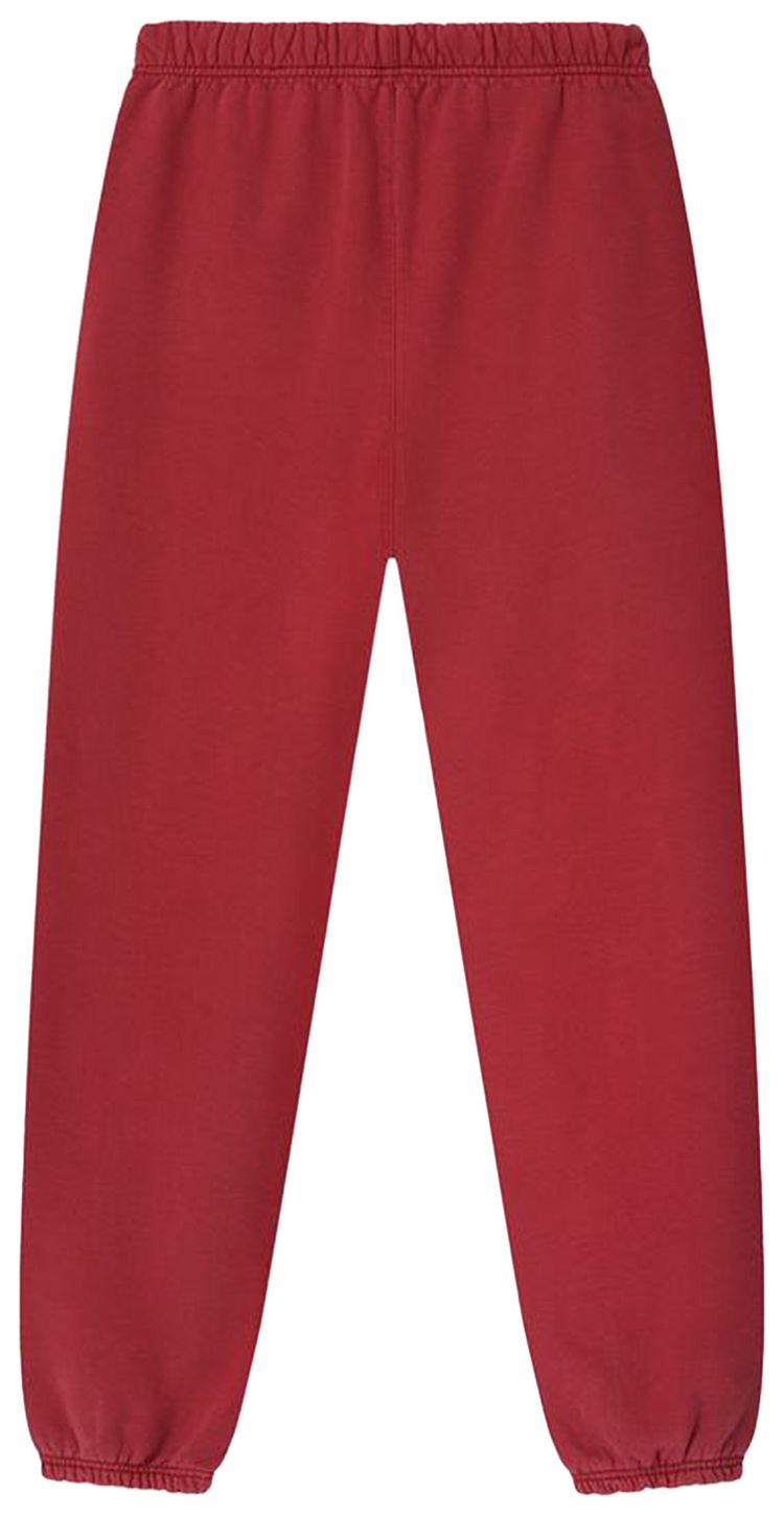 Спортивные штаны Fear of God Essentials Heavy Fleece Classic Sweatpant, красный — фото 2