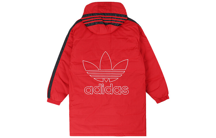 Пуховик женский алый Adidas Originals — фото 2