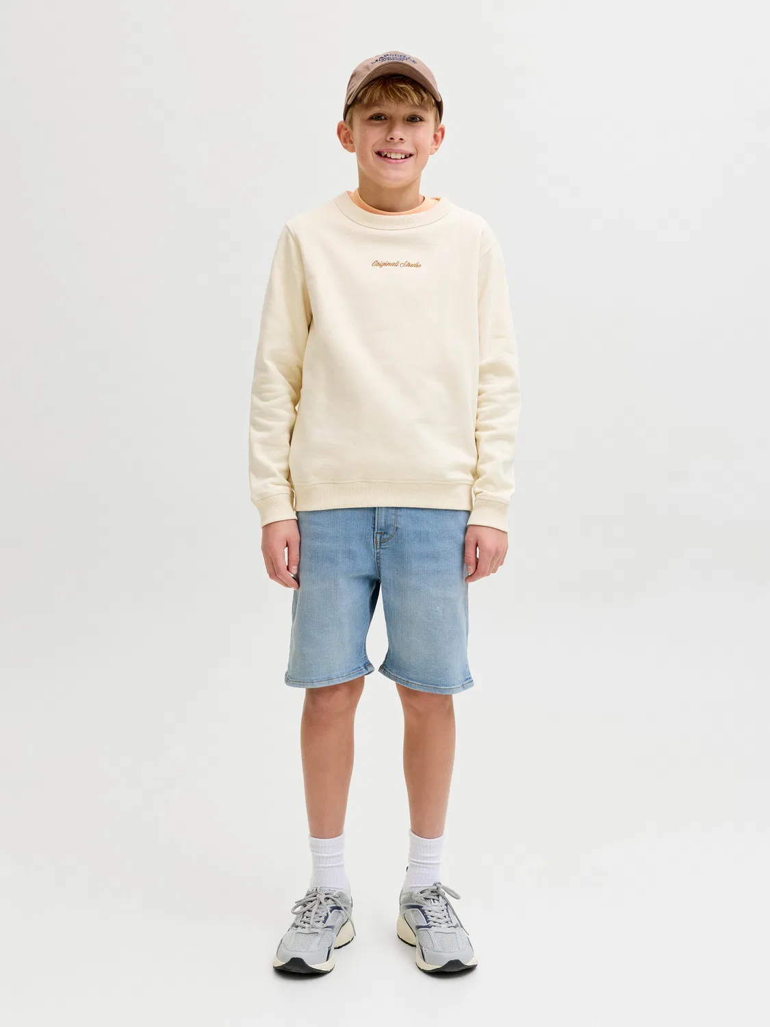 Прямые джинсы Jack Jones Junior, светлый синий — фото 4