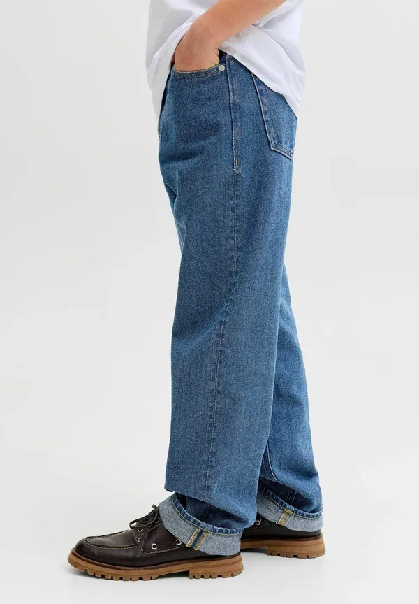 Джинсы свободного кроя Jj Rebel jrebryan jjcraft at 635 noos jnr relaxed fit jeans straight leg jeans, голубой деним — фото 2