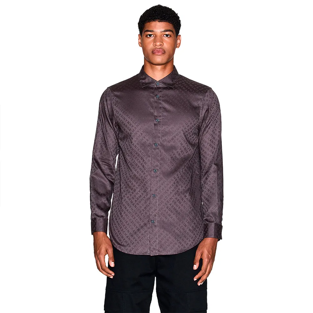 

Рубашка с длинным рукавом Armani Exchange XM001142_AF13131, фиолетовый