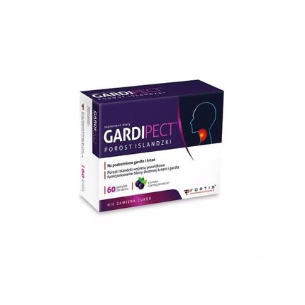 

Исландский лишайник со вкусом черной смородины 60 таблеток Gardipect