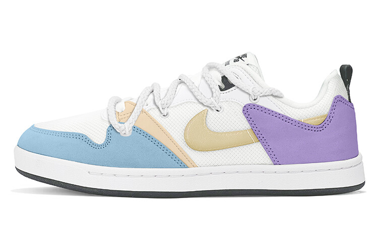 

Кроссовки Nike SB Alleyoop Skateboarding Shoes Men Low-top White, фиолетовый