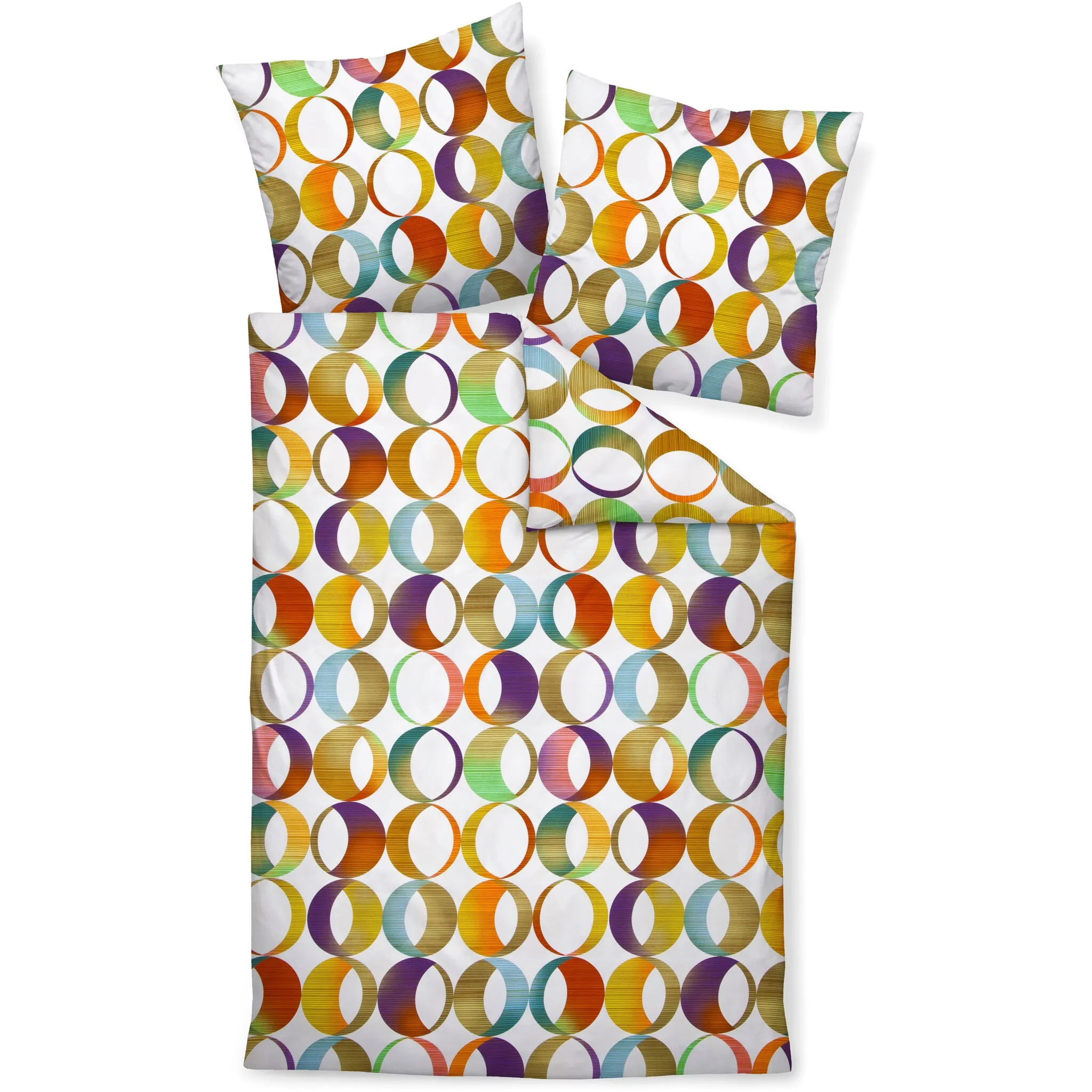 

Постельное белье Janine «Mako-Satin42117 09*155Х220.80х80», цвет multicolor