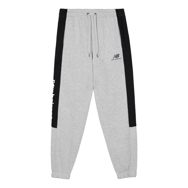 

Штаны хлопковые спортивные джоггеры New Balance, серый