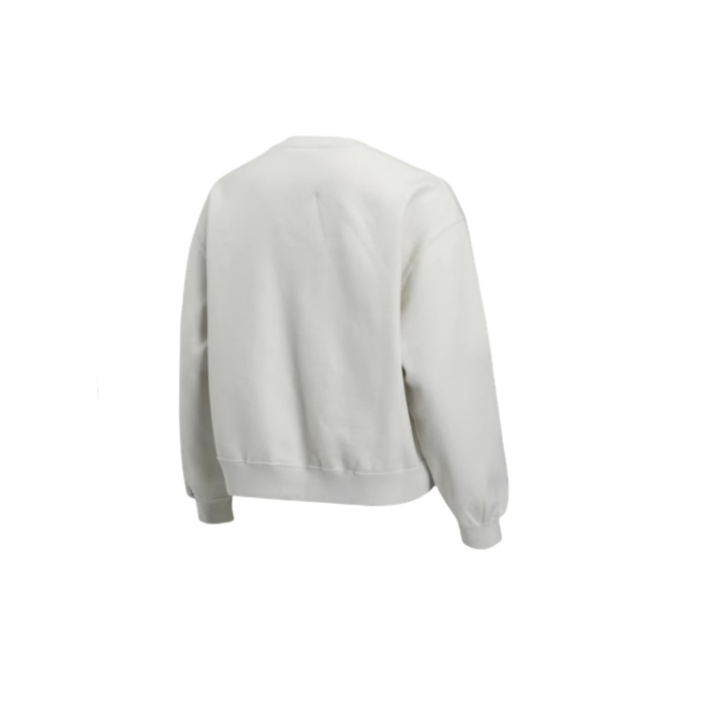 Женская толстовка 'Tuff Fleece' с Therma-FIT Repel и круглым вырезом Nike, серо-белый/ярко-оранжевый/белый — фото 4