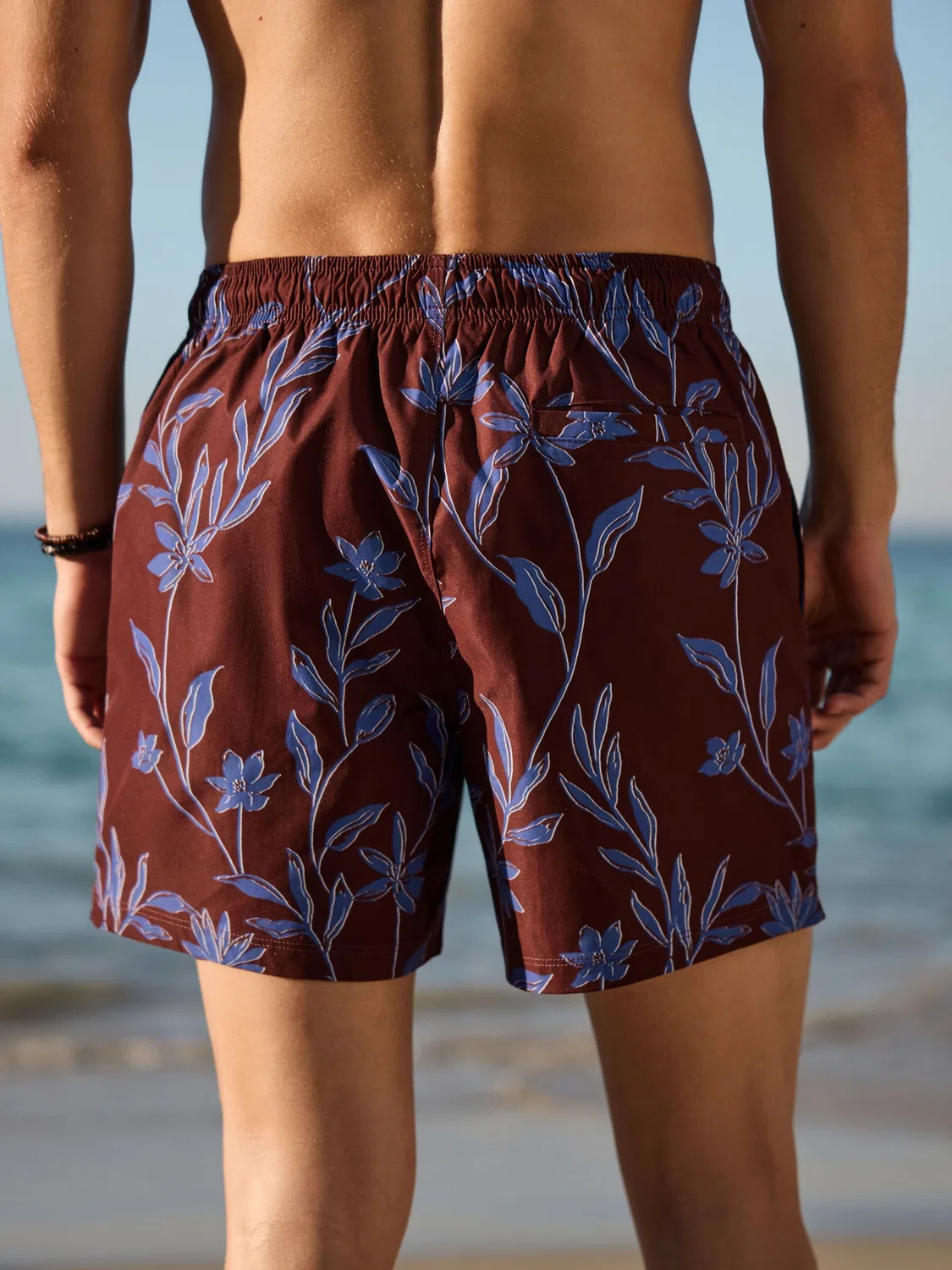 Шорты Next Board Shorts, коричневый — фото 3