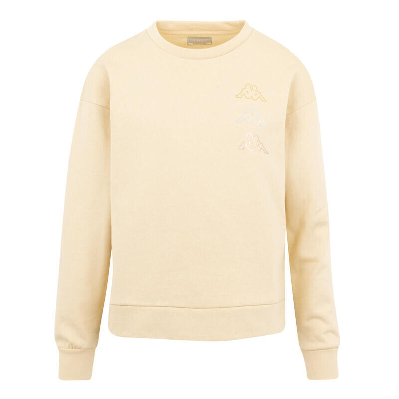 

Kifoli Kaboom Kappa Хлопковая женская толстовка, цвет beige